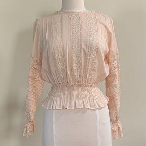 Antik Batik Romie Blouse in Powder - S/38